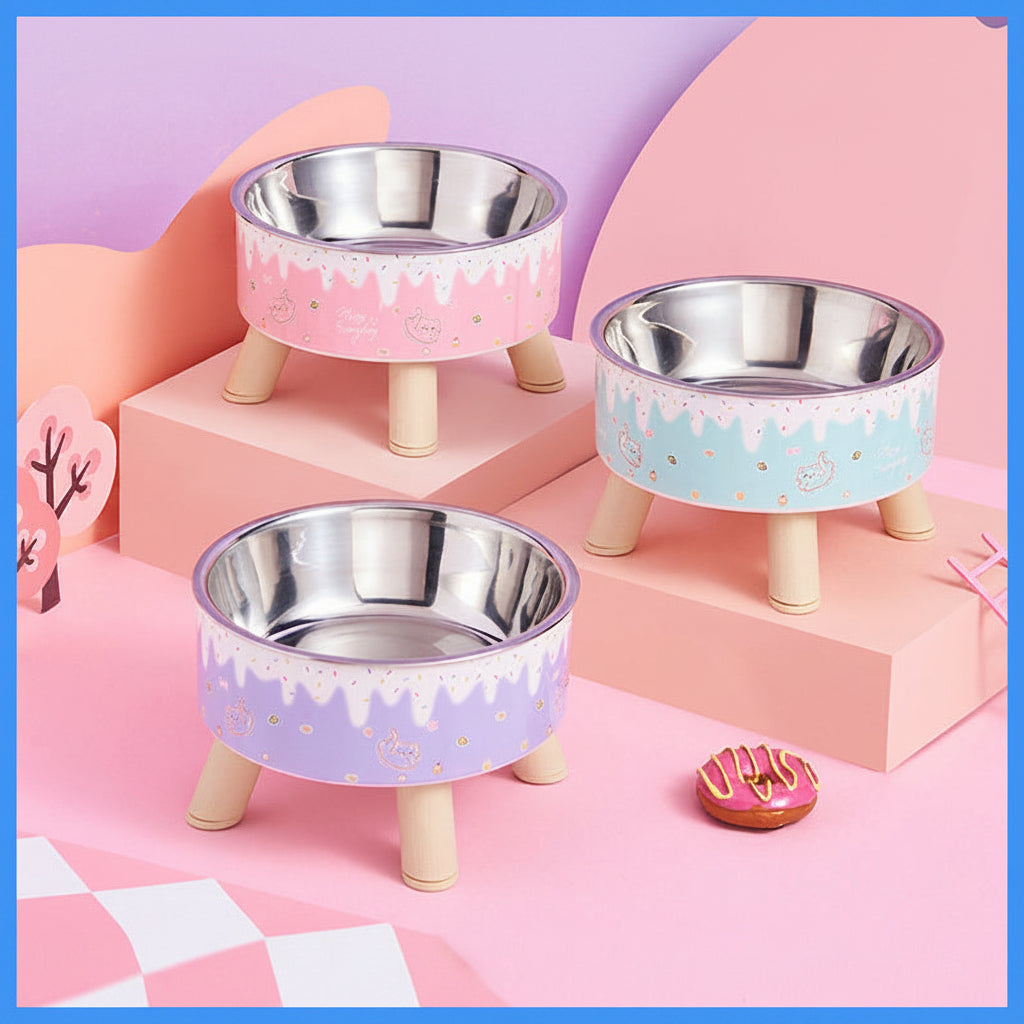 Anti-overturning  Dog/Cat Bowl Stainless Steel