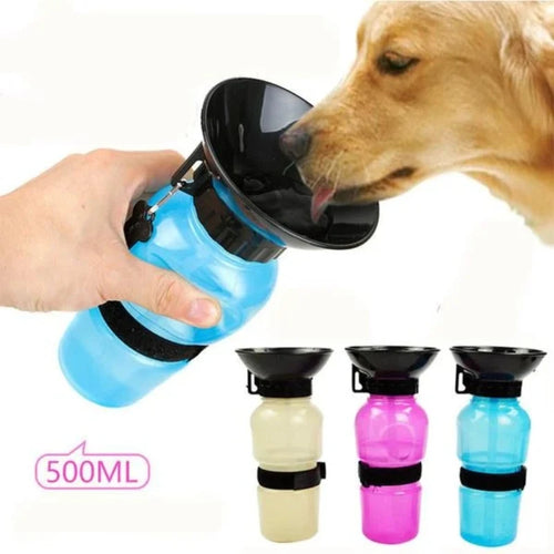500ml Squeeze Water Bottle for Dogs & Cats