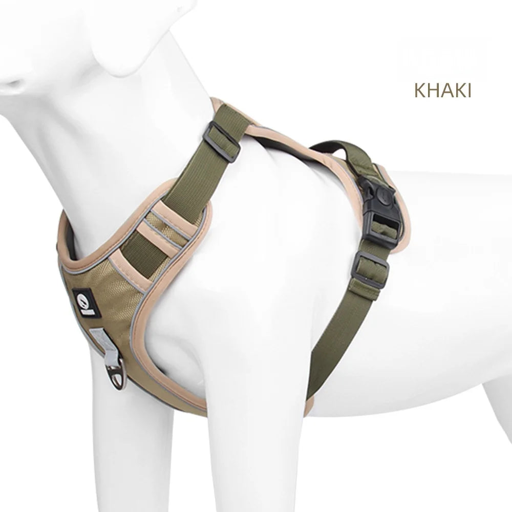 Anti-Pull Reflective Dog Harness — Adjustable & Chew-Proof
