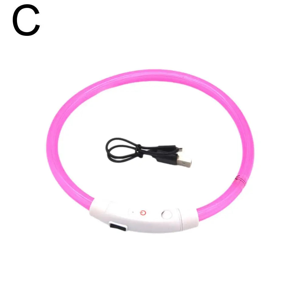 USB Rechargeable LED Dog Safety Collar