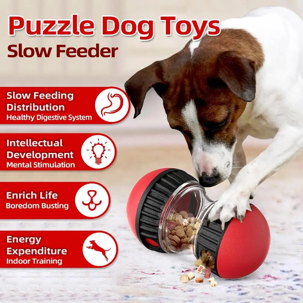 Adjustable Slow Feeder Puzzle Ball for Dogs