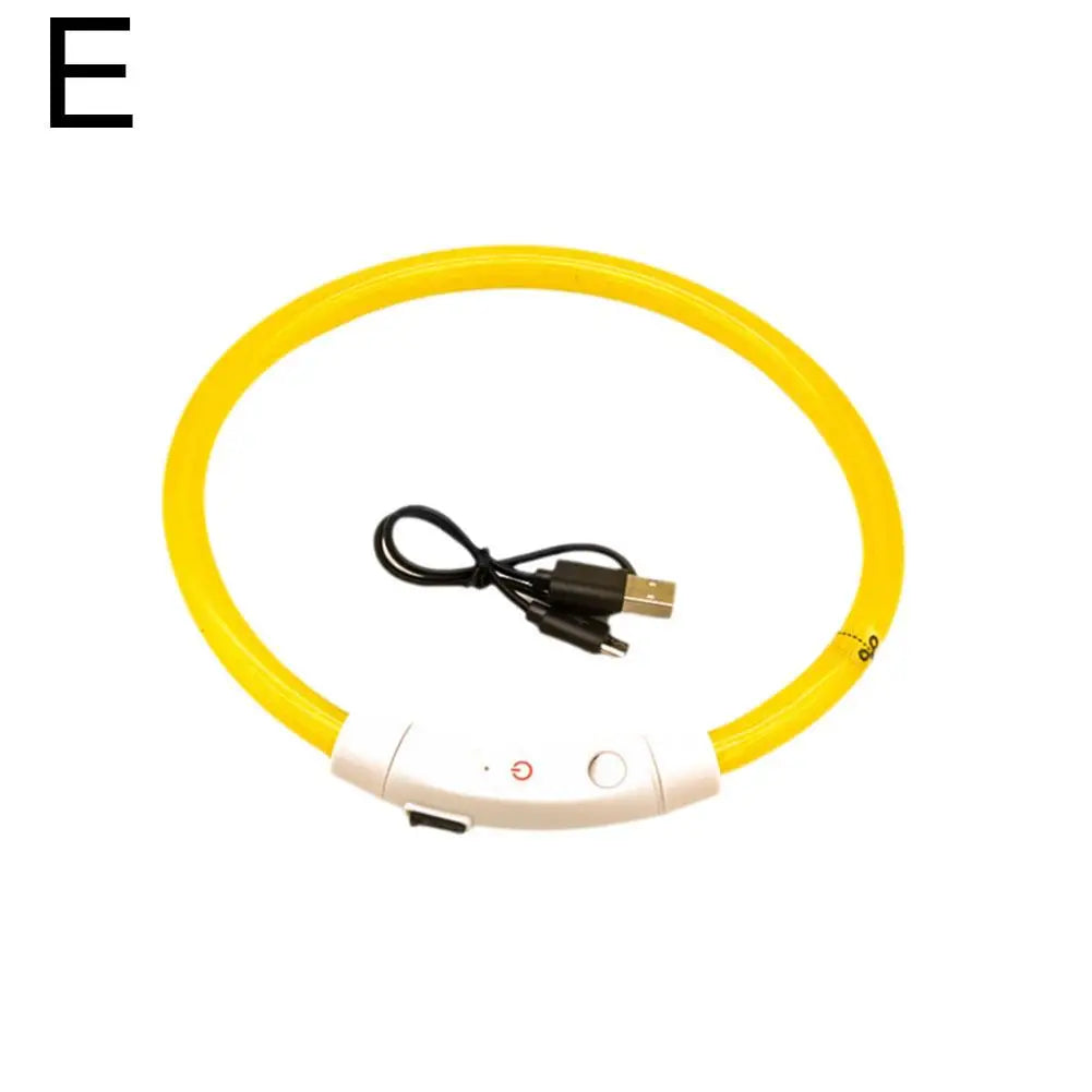 USB Rechargeable LED Dog Safety Collar