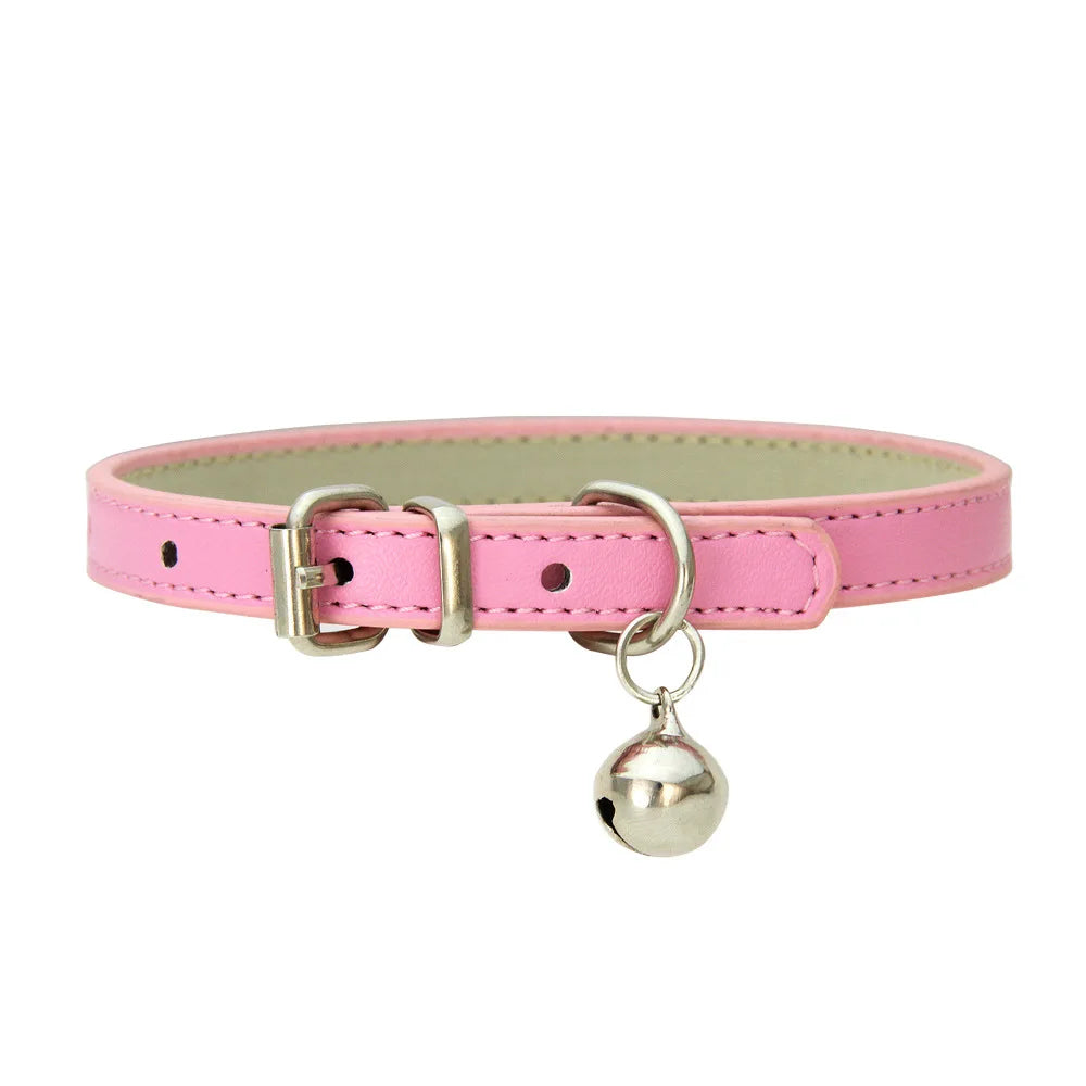 PU Leather Cat And Dog Collar