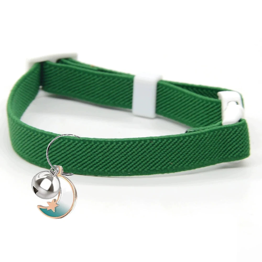 Fashion Safety Cat/Dog Collar Stretch Elastic Collars - Light Weight