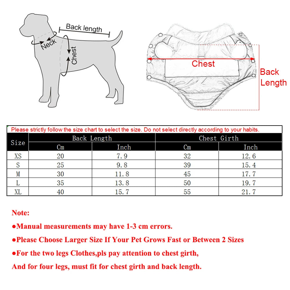 Dog Hiking Waterproof Jacket