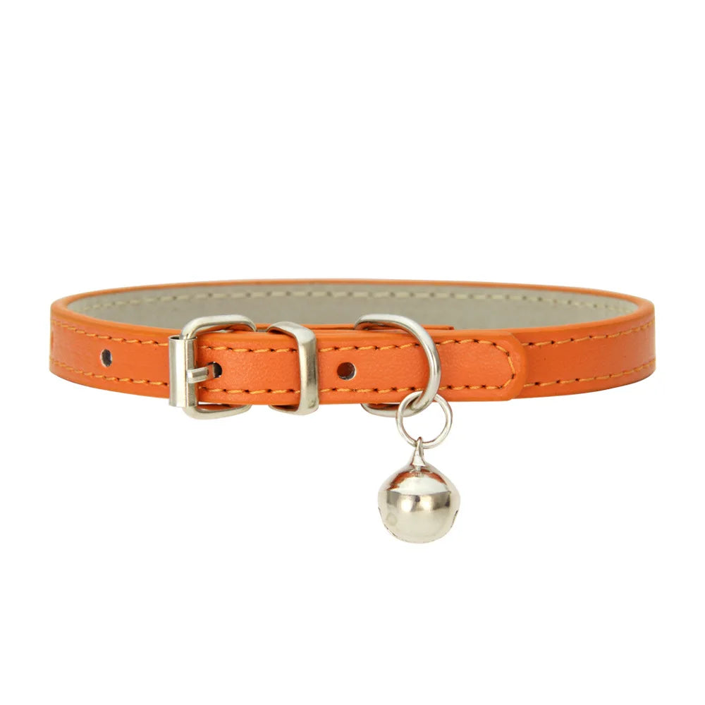 PU Leather Cat And Dog Collar