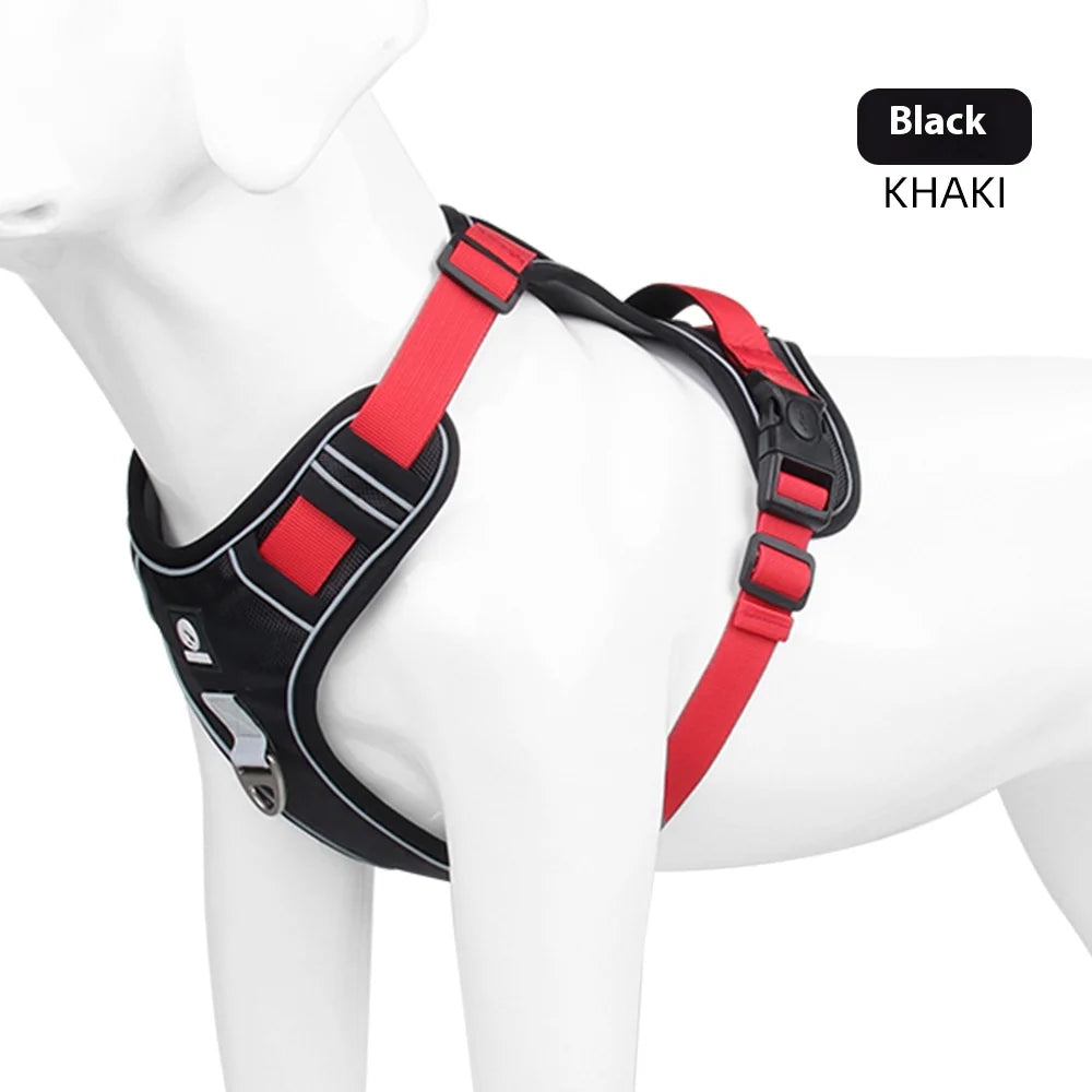Anti-Pull Reflective Dog Harness — Adjustable & Chew-Proof