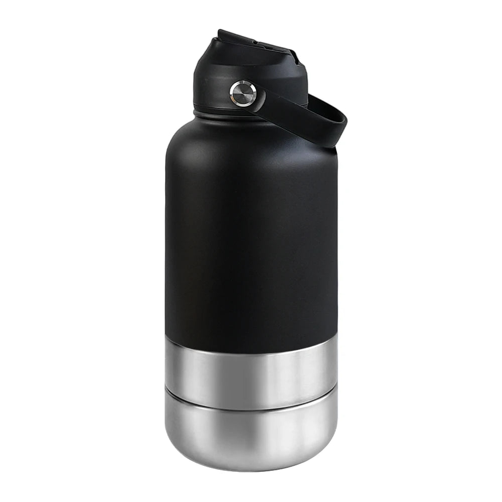 3-in-1 Insulated Dog Travel Water Bottle