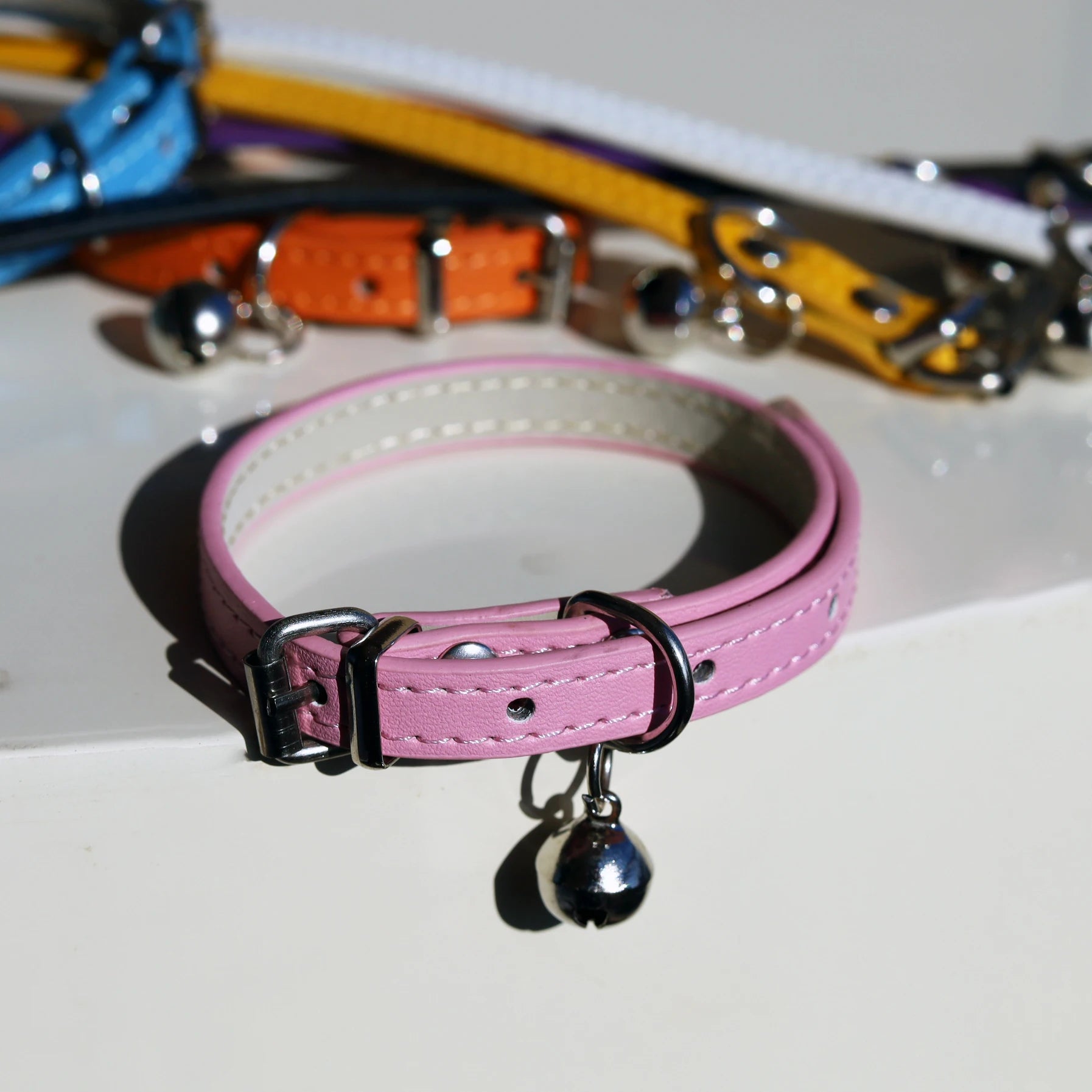 PU Leather Cat And Dog Collar