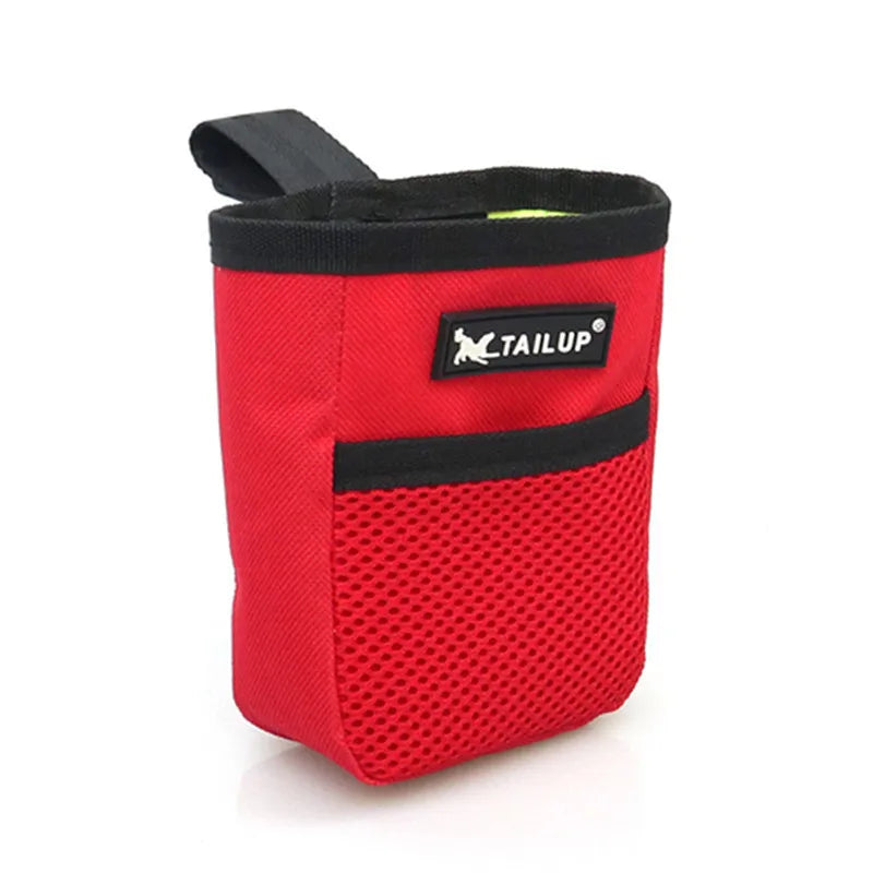 Dog Training Treat Pouch — Nylon Reward Bag with Belt Clip