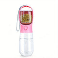 Portable Pet Water Bottle with Food Container — 500ml
