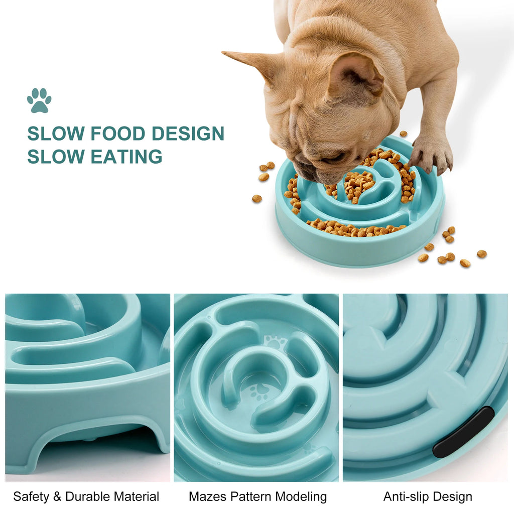 Slow Feeder Bowl — Bloat-Reducing Maze
