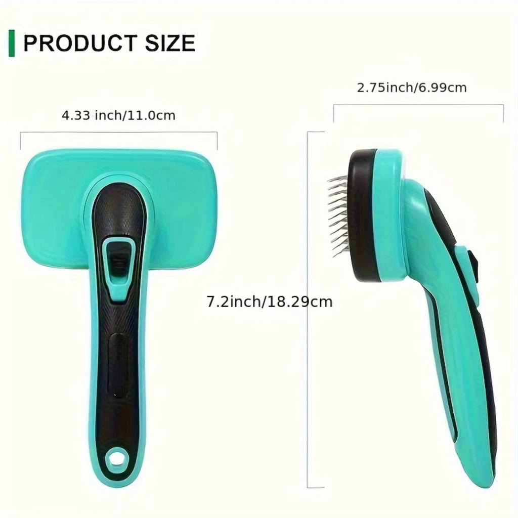 Self-Cleaning Slicker Brush for Dogs & Cats
