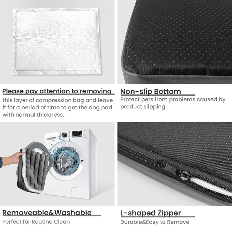 Benepaw Orthopedic Dog Bed — Washable, Nonslip & Supportive