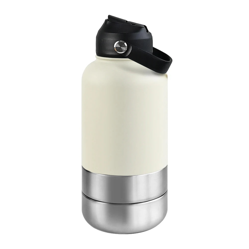 3-in-1 Insulated Dog Travel Water Bottle