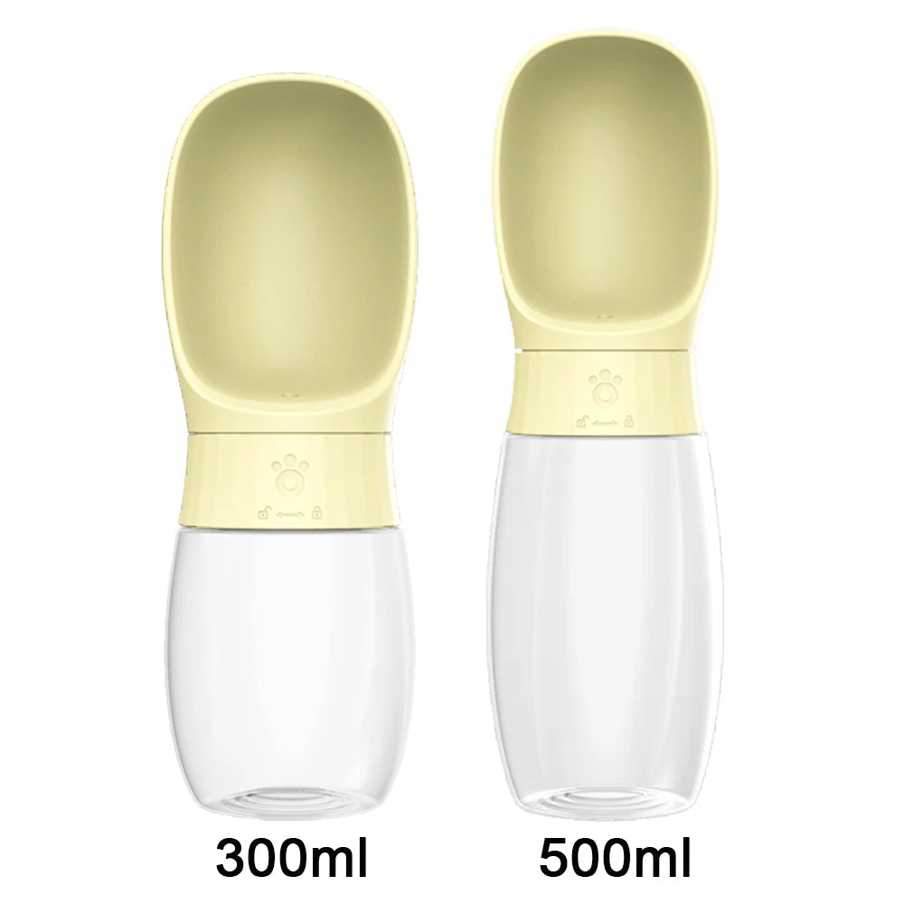 500ml Portable Dog Water Bottle with Lanyard — Leak-Proof
