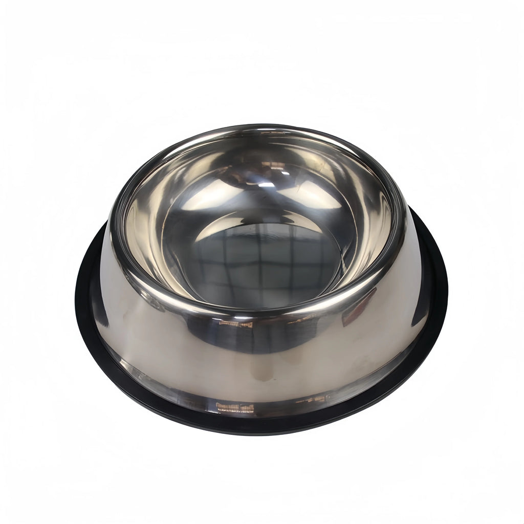 Stainless Steel Pet Feeding Bowl — 6 Sizes for Dogs & Cats