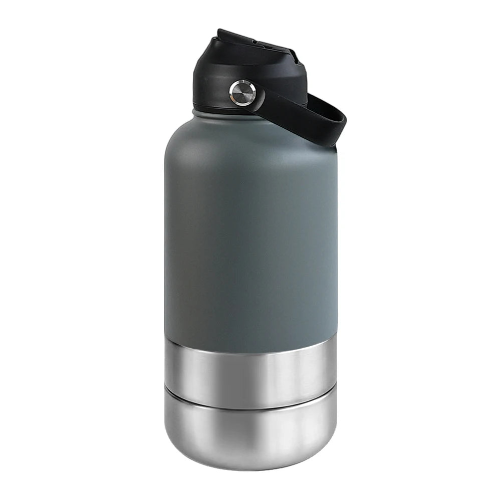 3-in-1 Insulated Dog Travel Water Bottle