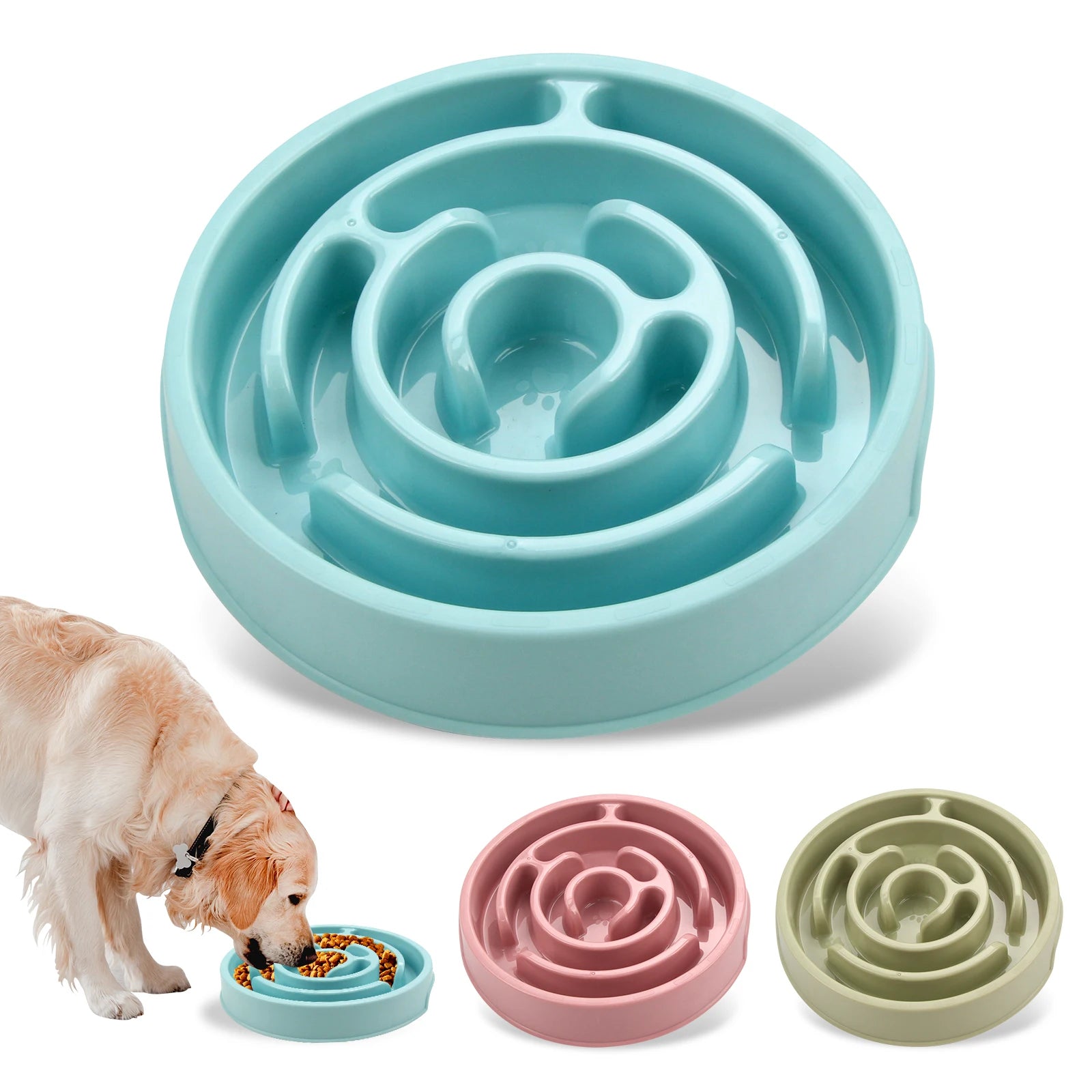 Slow Feeder Bowl — Bloat-Reducing Maze