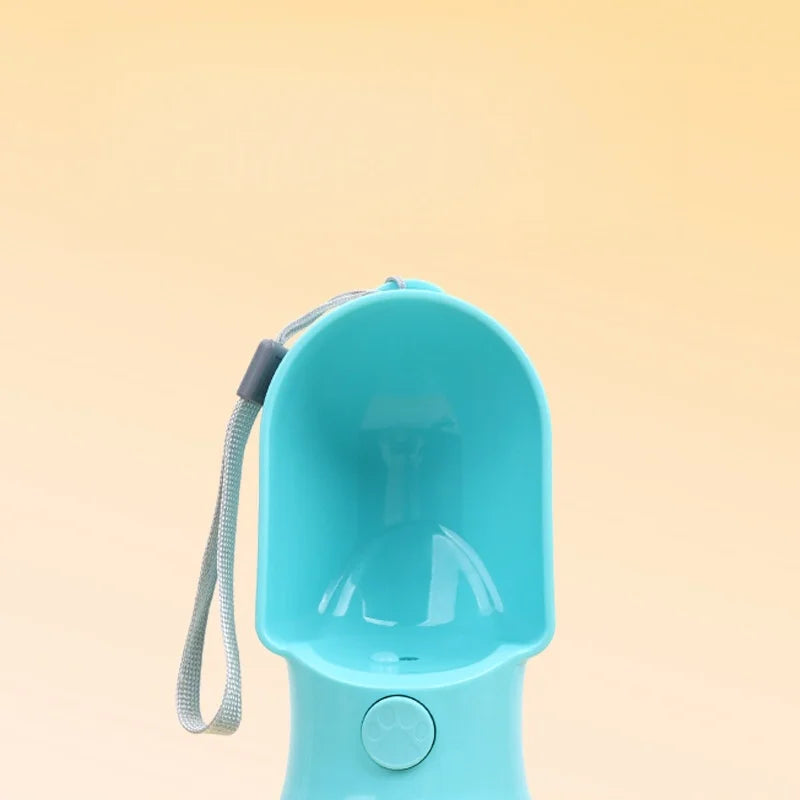 Portable Pet Water Bottle with Food Container — 500ml
