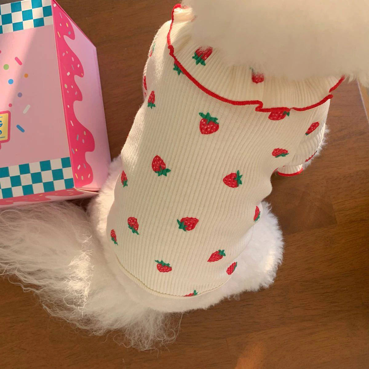 Strawberry Summer Clothes For Dogs/Cats