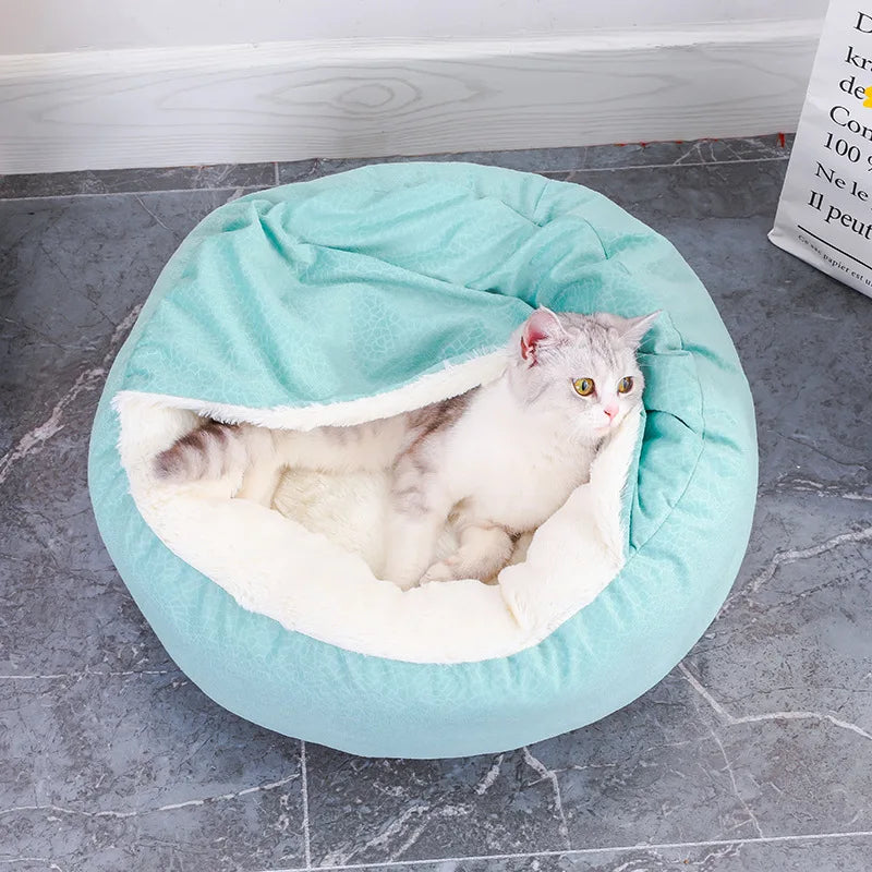 Orthopedic Winter Pet Bed — Warm Bolster Cushion for Dogs & Cats
