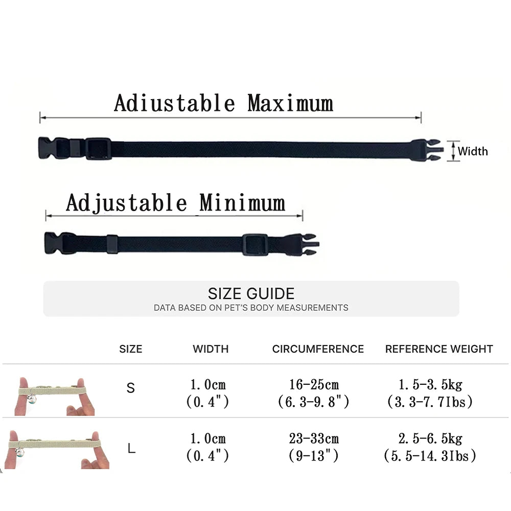 Cat/Puppy Elastic And Stretchable Collar