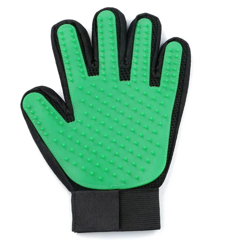 Silicone Pet Grooming Glove — Deshedding Brush