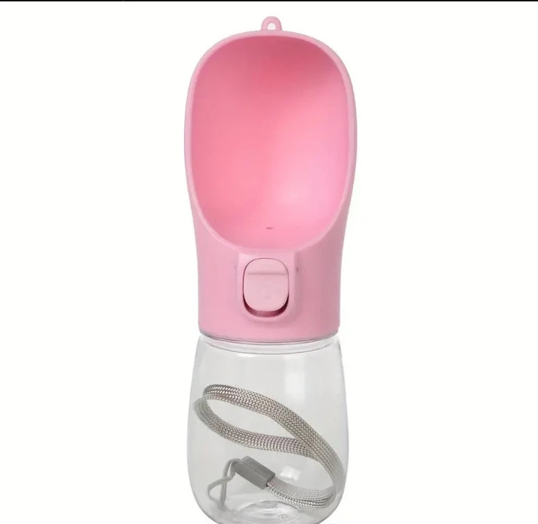 Portable Pet Water Bottle with Food Container — 500ml