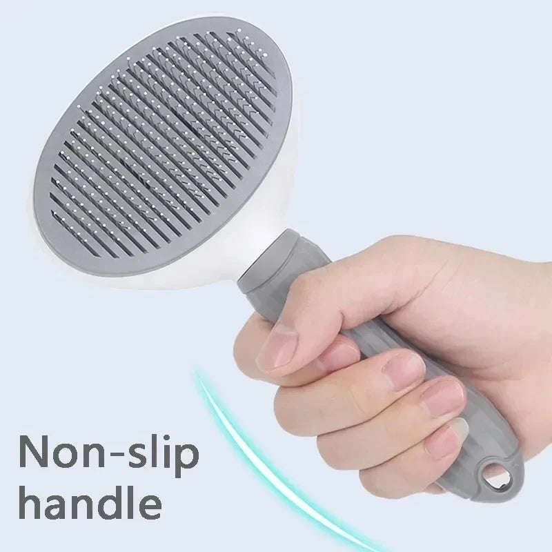 Self-Cleaning Dematting Brush for Dogs & Cats