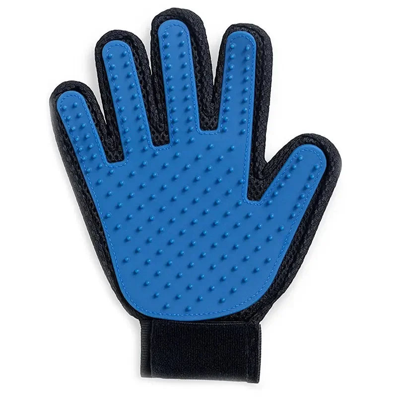 Silicone Pet Grooming Glove — Deshedding Brush