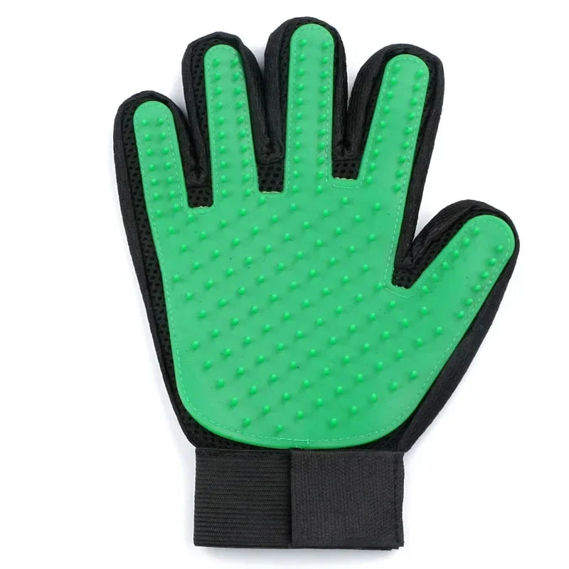 Silicone Pet Grooming Glove — Deshedding Brush