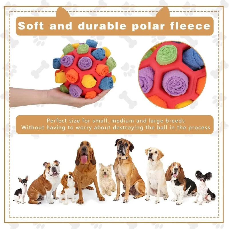 Snuffle Ball — Treat-Hiding Nose Work Toy for Dogs
