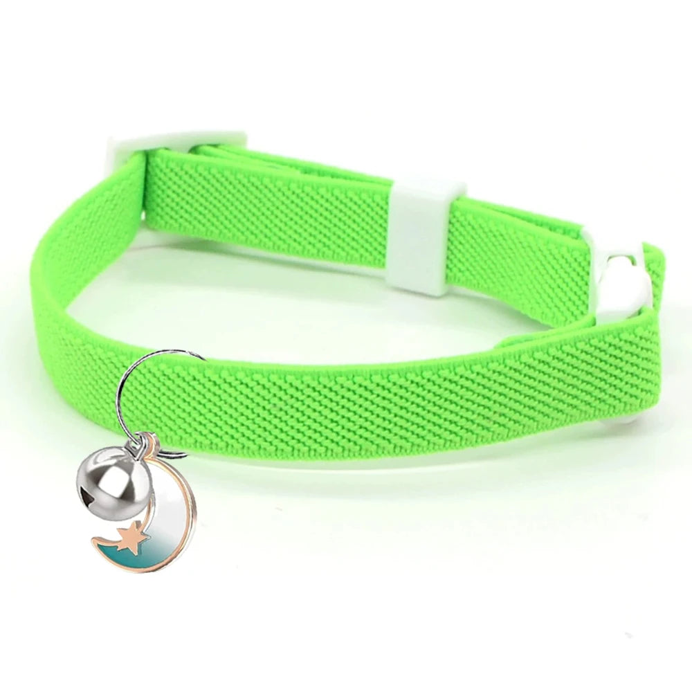 Fashion Safety Cat/Dog Collar Stretch Elastic Collars - Light Weight