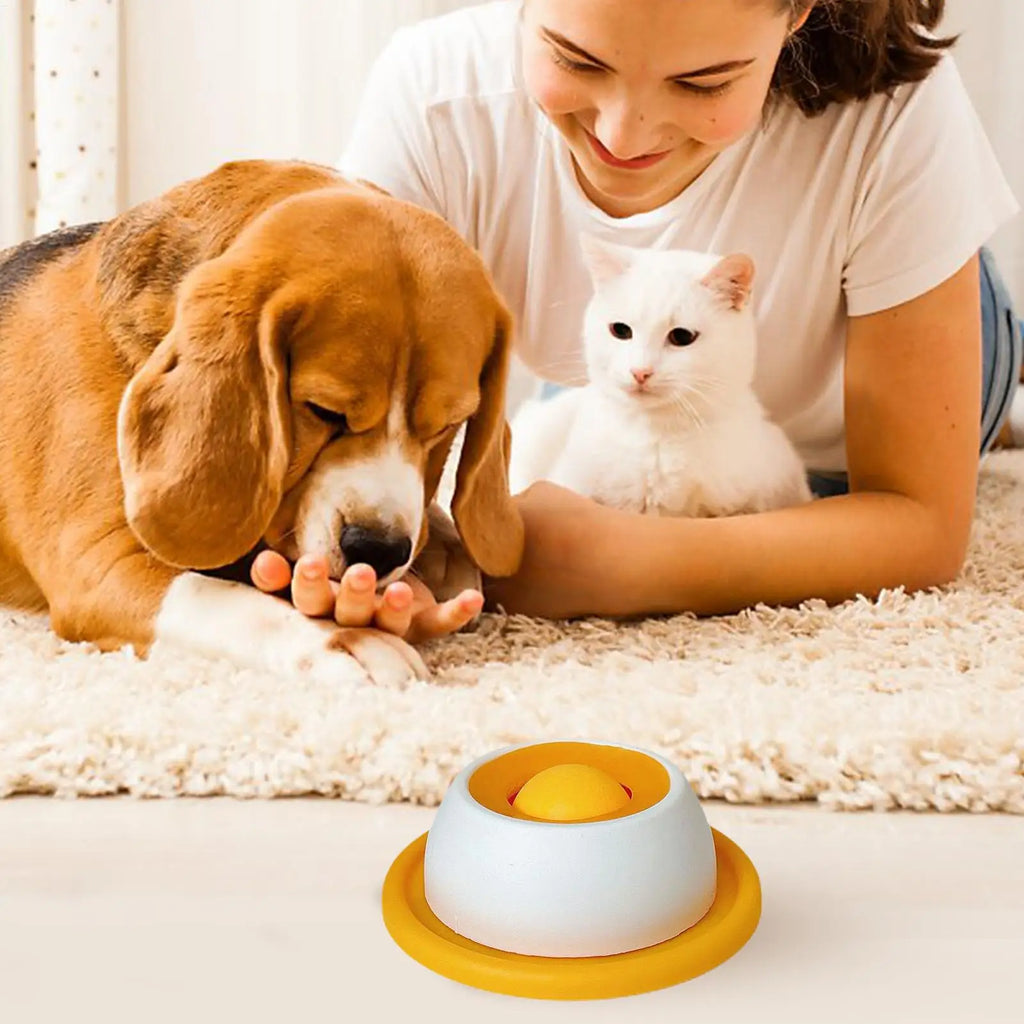 Dog Treat Puzzle Toy — Slow Feeder for Bored Puppies
