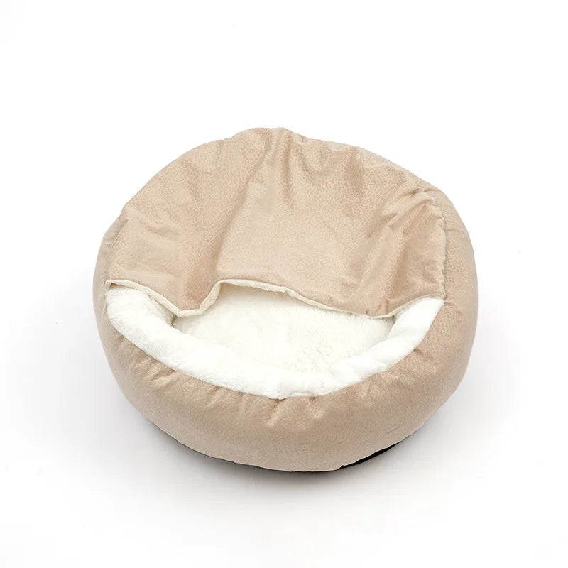 Orthopedic Winter Pet Bed — Warm Bolster Cushion for Dogs & Cats