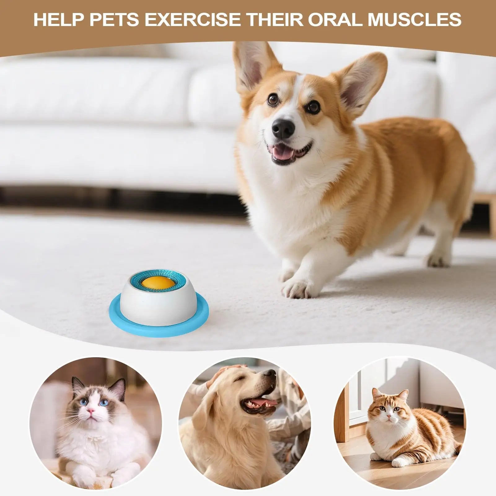 Dog Treat Puzzle Toy — Slow Feeder for Bored Puppies