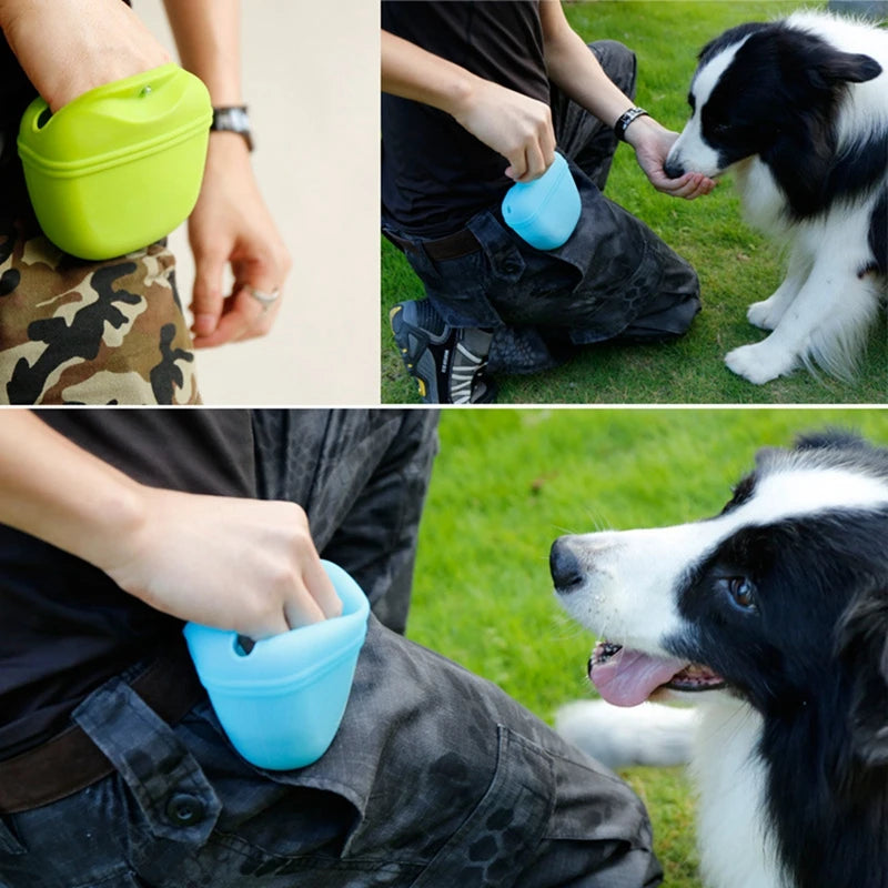 Dog Training Treat Pouch with Belt Clip