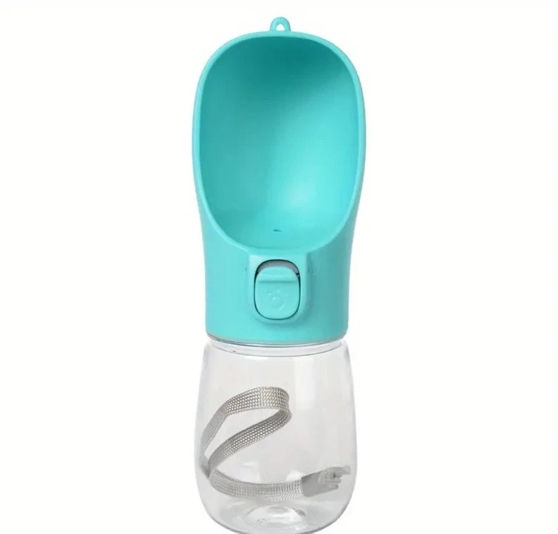 Portable Pet Water Bottle with Food Container — 500ml