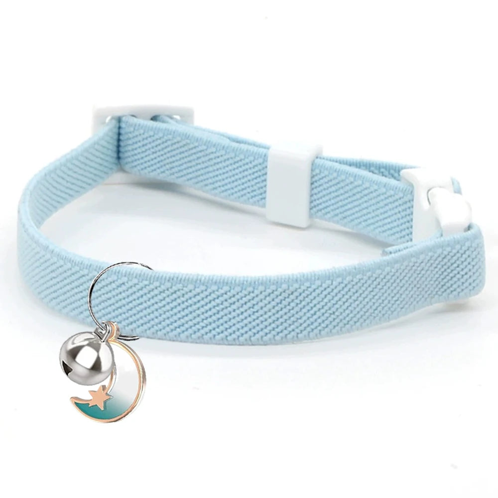 Fashion Safety Cat/Dog Collar Stretch Elastic Collars - Light Weight