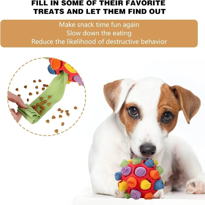 Snuffle Ball — Treat-Hiding Nose Work Toy for Dogs