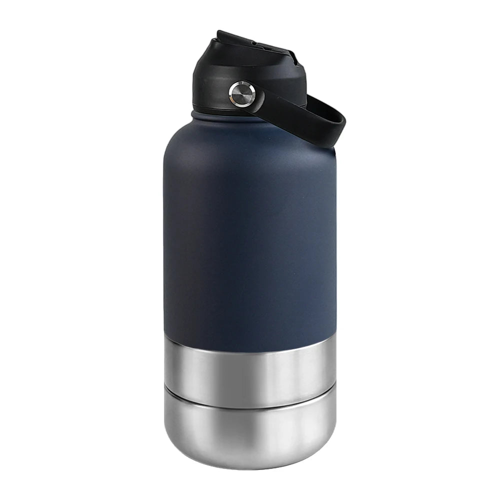 3-in-1 Insulated Dog Travel Water Bottle