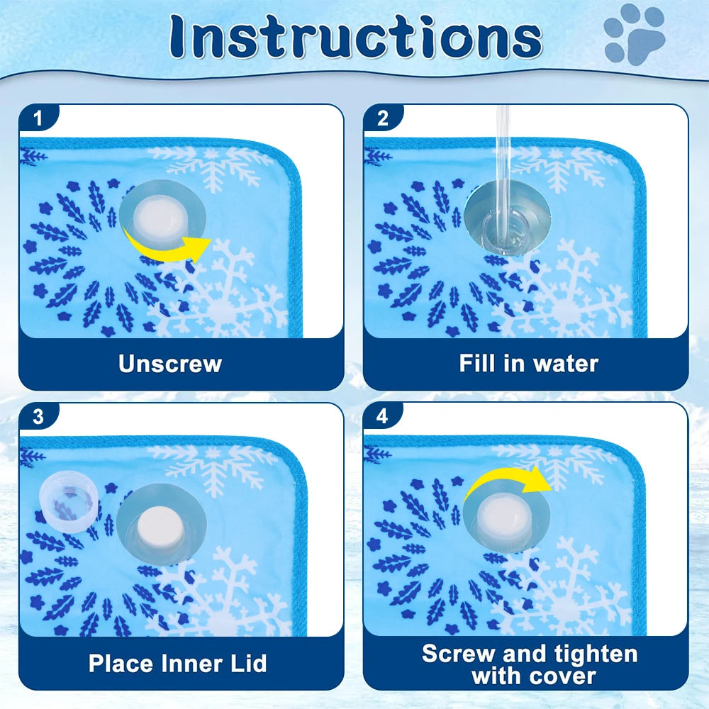 Water-Injection Cooling Mat for Dogs & Cats