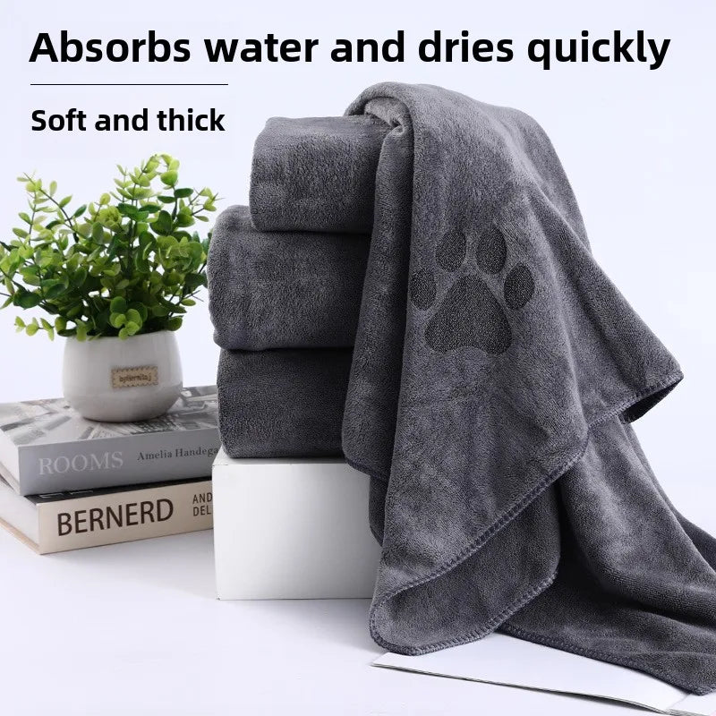 Dog/Cat Soft Thick and Quick Drying Bath Towel