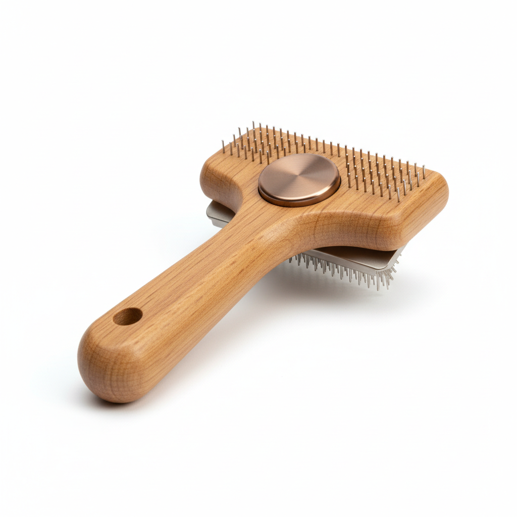Self-Cleaning Dematting Brush