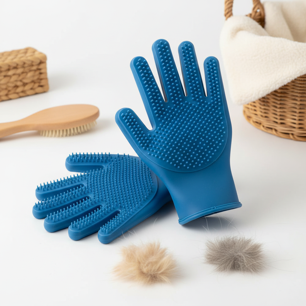 Silicone Grooming Gloves